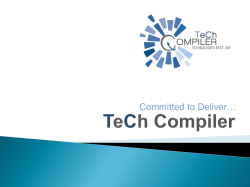 Tech Compiler Data System