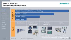 TIA Portal V12 Visualization with WinCC V12