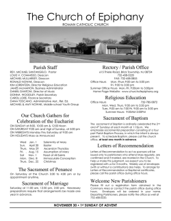 daily mass intentions - Clicktrinity.com