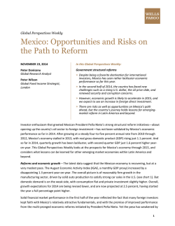 Global Perspectives Weekly - Wells Fargo Wealth Management