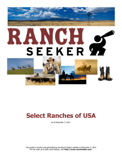 Contact Information - RanchSeeker