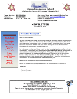 NEWSLETTER - Mukwonago Area School District