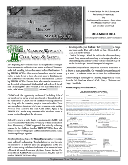 Meadowlark The - Neighborhood News