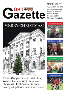 Digital Edition - GKT Gazette