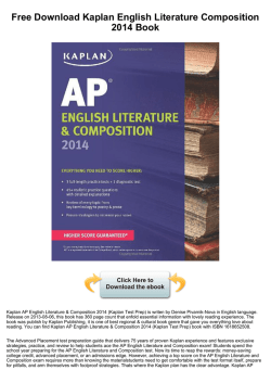 Kaplan English Literature Composition 2014 - bookfeeder.com
