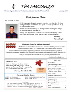 The Messenger - fumcpp.org