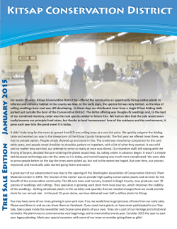 Download our newsletter for plant list & order form! - Kitsap