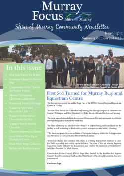 Focus Murray - the Shire of Murray