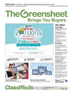 This Week - The Greensheet
