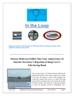 In the Loop – 12-23-2014 - Sand Point, AK
