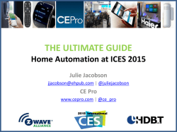 The Ultimate Guide: Home Automation at CES 2015 - CE Pro