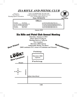 Zia website newsletter January 2015.cdr - Zia Rifle and Pistol Club