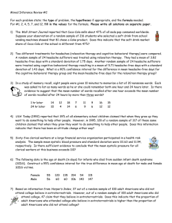 25 Worksheet - Inference Worksheet #2 - Mister Youn