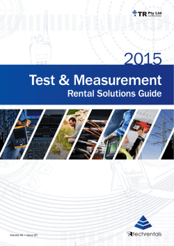 Download our NEW Equipment Solutions Brochure - Tech
