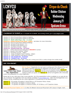 The LC News You Can Use - Spokane Public Schools