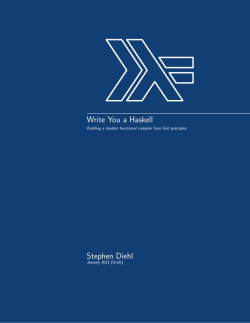 Write You a Haskell