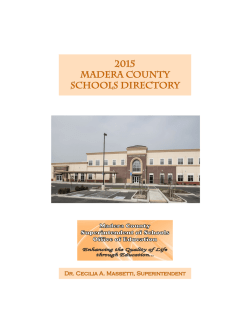 Madera County Schools Directory - Madera County Office of Education