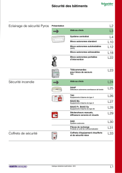 Blocs autonomes adressables