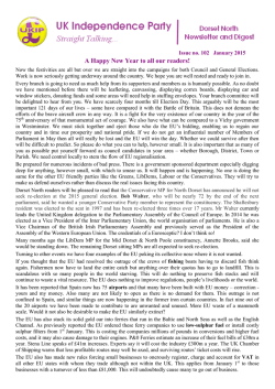 January 2015 - UKIP Dorset North