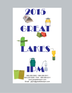 2015 CATALOG - Great Lakes IPM