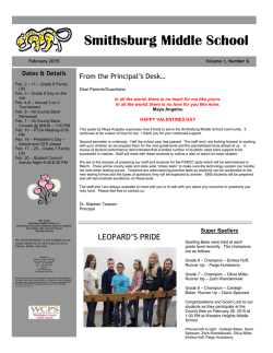 Smithsburg Middle School - Washington County Public Schools