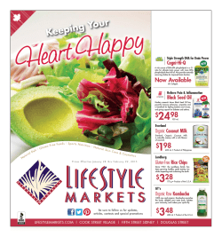 Keeping Your - Lifestyle Markets