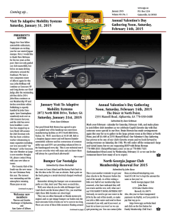 March - Jaguar Clubs of North America