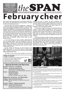 February - St. Mary's Shortlands