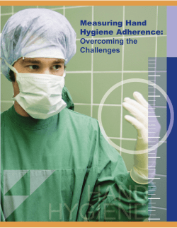 Measuring Hand Hygiene Adherence