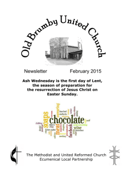 Monthly Newsletter - Old Brumby United Church