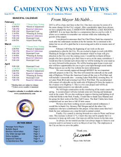 newsletter - City of Camdenton