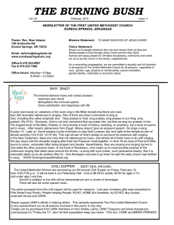 Newsletter - First United Methodist Church