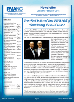 he January-February 2015 issue