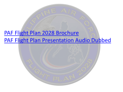 PAF Flight Plan 2028 Brochure PAF Flight Plan Presentation Audio