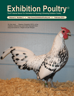 the FREE February 2015 Issue - Exhibition Poultry Magazine