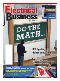 LED lighting in higher education