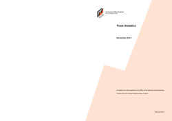 Trade Statistics November 2014 (PDF 2045KB)