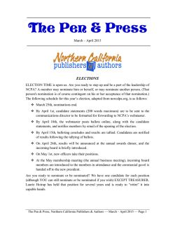 The Pen & Press - Northern California Publishers & Authors