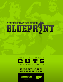 Arnold`s Blueprint To Cut PDF