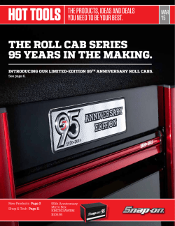 THE ROLL CAB SERIES 95 YEARS IN THE MAKING.