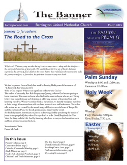 March, 2015 issue - Barrington United Methodist Church