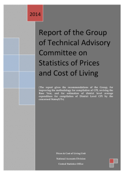 Report on Base Revision - CPI - Ministry of Statistics and