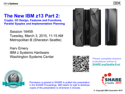 IBM z13 Overview