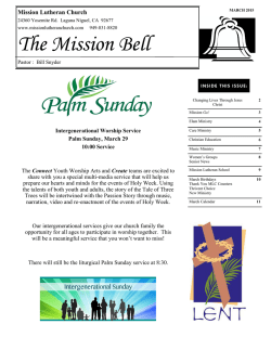 The Mission Bell - Mission Lutheran Church