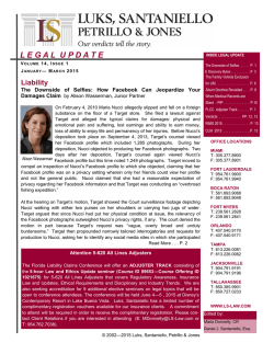 Legal Update 14.1 (January - March, 2015).