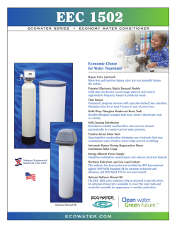 EEC 1502 - GW Inc. Water Conditioning