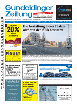 Die Gestaltung dieses Platzes wird von den SBB bestimmt