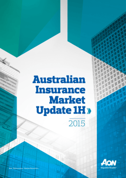 Aon`s 2015 1H Insurance Market Update