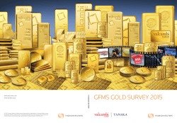 GFMS Gold Survey 2015(GFMS 黃金報告2015) 