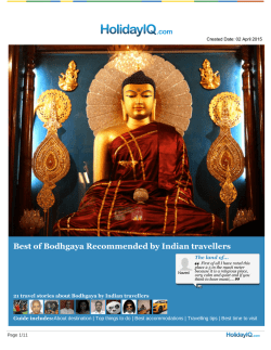 Bodhgaya Travel guide in PDF format